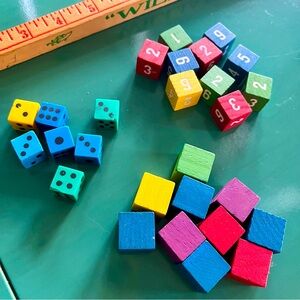 💝FREE with Purchase 🦋 5/$25 BUNDLE • 3 Sets of Educational Dice, 27 Total